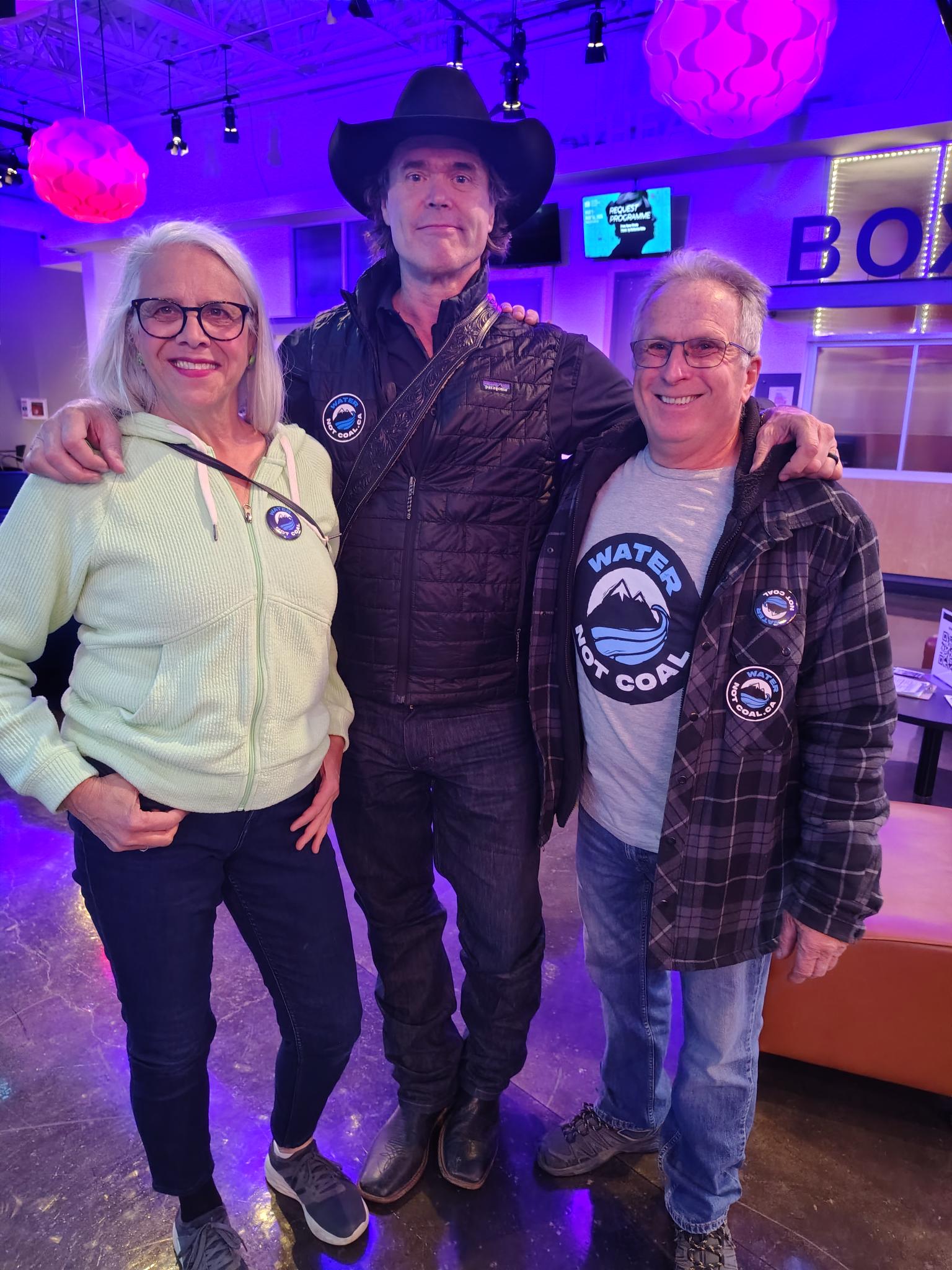 Robert and Mary with Corb Lund
